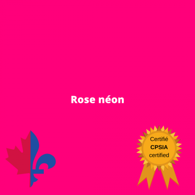 Pul uni rose néon- Fait au Québec
